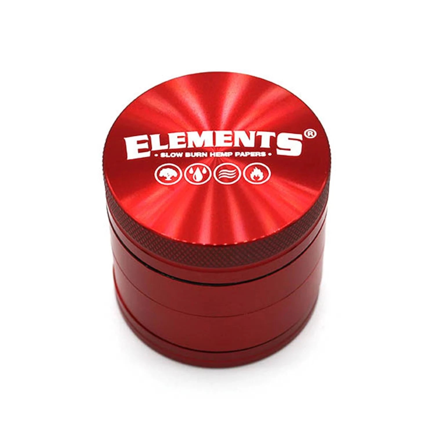 Elements Grinder Aluminium rot 4-teilig Mini Ø 39 mm Elements